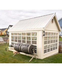 Lifetime Trommelkomposter 380 L, Ca. B165/H109/T79 Cm -Pflanzenglück Geschäft 2024354 WE MO 002 TrommelkompostBraun380L