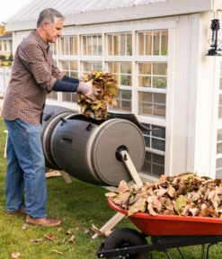 Lifetime Trommelkomposter 380 L, Ca. B165/H109/T79 Cm -Pflanzenglück Geschäft 2024354 WE MO 005 TrommelkompostBraun380L