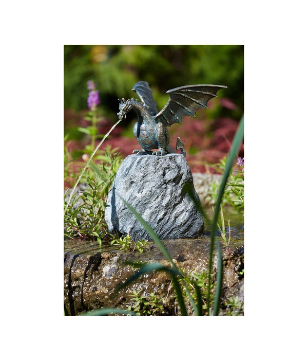 Rottenecker Bronze-Drache Terrador Klein, Wasserspeiend 4 Rottenecker Bronze-Drache Terrador Klein, Wasserspeiend – Bild 2
