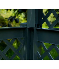 KHW Kunststoff-Gartenbank Mit Rosenbogen Amsterdam, Ca. B174/H207/T49 Cm -Pflanzenglück Geschäft 2548717 WE DE 008 BankAmsterdammanthrazit