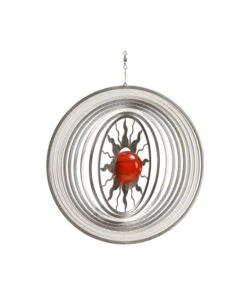 Windspiel Sol Mit Orangener Kugel