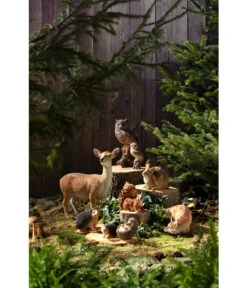 Polyresin Hase Sitzend, Braun/weiß -Pflanzenglück Geschäft 3255585 3249588 3255577 3254414 3249661 WE MO 001 DehnerPolyresinWaldtiere 1