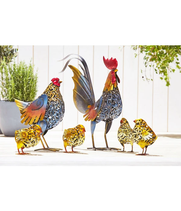 Dehner Metall-Henne Vroni 4 Dehner Metall-Henne Vroni – Bild 2