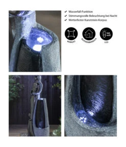 Dehner Polyresin-Gartenbrunnen Family, Ca. B42,5/H120/T27 Cm 14 Dehner Polyresin-Gartenbrunnen Family, Ca. B42,5/H120/T27 Cm -Pflanzenglück Geschäft 4079901 WE IG 001 DehnerPolyresinGartenbrunnenFamily