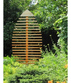 Dobar Rankhilfe In Blattform, Ca. B84/H160 /T6,5 Cm -Pflanzenglück Geschäft 4155099 WE MO 002 DobarGrosseRankhilfeinBlattform