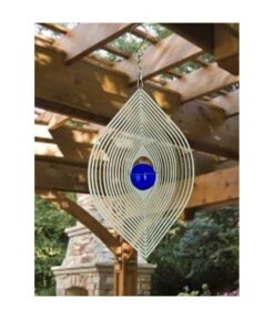 NATURE'S MELODY Windspiel Cosmo Katzenauge, 16,5 X 4,5 X 33 Cm, Silber/blau 5 NATURE'S MELODY Windspiel Cosmo Katzenauge, 16,5 X 4,5 X 33 Cm, Silber/blau -Pflanzenglück Geschäft 4304515 WE MO 001 WindspielCosmoKatzenaugeWindfang