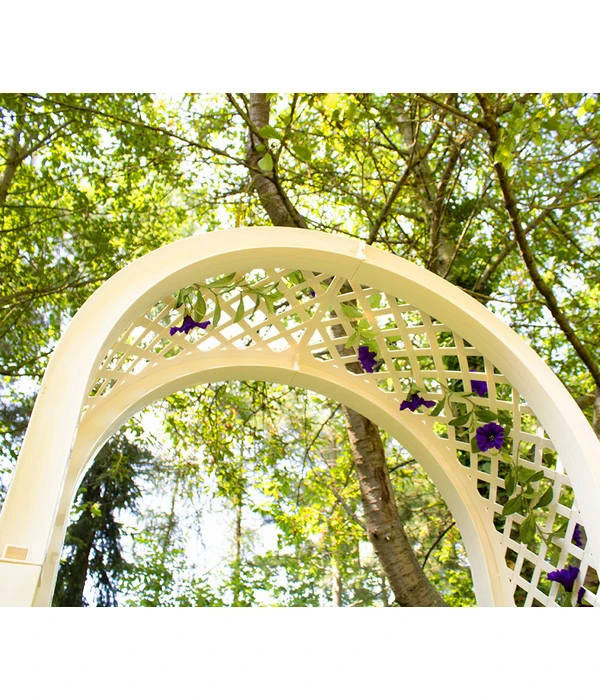 KHW Kunststoff-Rosenbogen, Ca. B174/H207/T43 Cm 7 KHW Kunststoff-Rosenbogen, Ca. B174/H207/T43 Cm – Bild 5