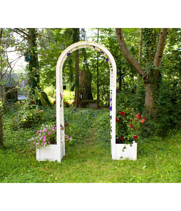 KHW Kunststoff-Rosenbogen, Ca. B174/H207/T43 Cm 4 KHW Kunststoff-Rosenbogen, Ca. B174/H207/T43 Cm – Bild 2