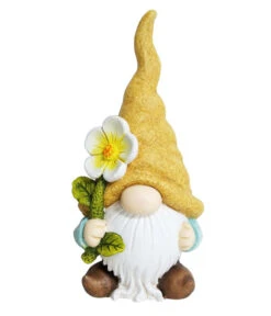 Dehner Magnesia-Zwerg Mit Blume, Ca. B21/H44/T19,5 Cm