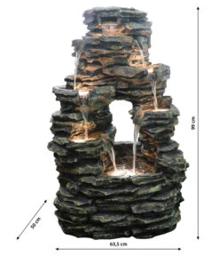 Dehner Polyresin-Gartenbrunnen Salto, Ca. H99 Cm 8 Dehner Polyresin-Gartenbrunnen Salto, Ca. H99 Cm -Pflanzenglück Geschäft 6742464 WE DE 001 DehnerPolyresinBrunnenSalto
