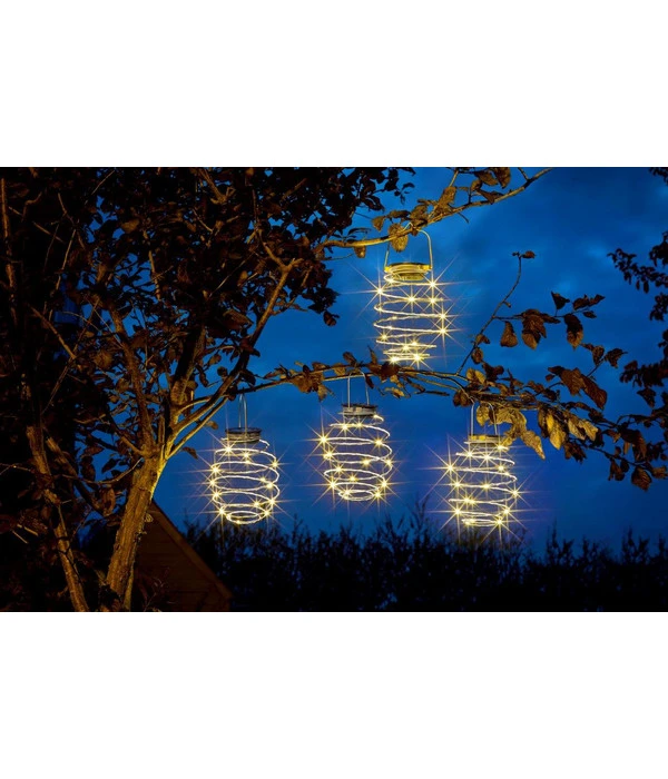 Smart Solar Solar-Spirallicht 4er-Set, Ca. Ø12/H21 Cm 4 Smart Solar Solar-Spirallicht 4er-Set, Ca. Ø12/H21 Cm – Bild 2