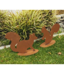 Ferrum Rost-Eichhörnchen Pauline, Ca. 36 Cm -Pflanzenglück Geschäft 6909881 WE MO 001 EichhoernchenFelixundPauline