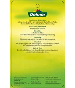 Zwetschge 'Haganta' -Pflanzenglück Geschäft 7662257 ZwetscheHaganta Etikett 2